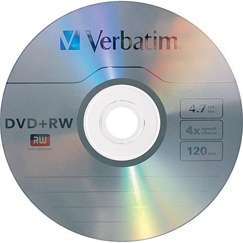 Verbatim blank dvd 4x - 5, dvd+rw