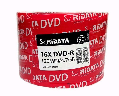 200 ridata 16x blank dvd - ridata,