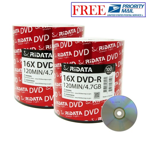 200 pack ridata dvd - pack, 16x
